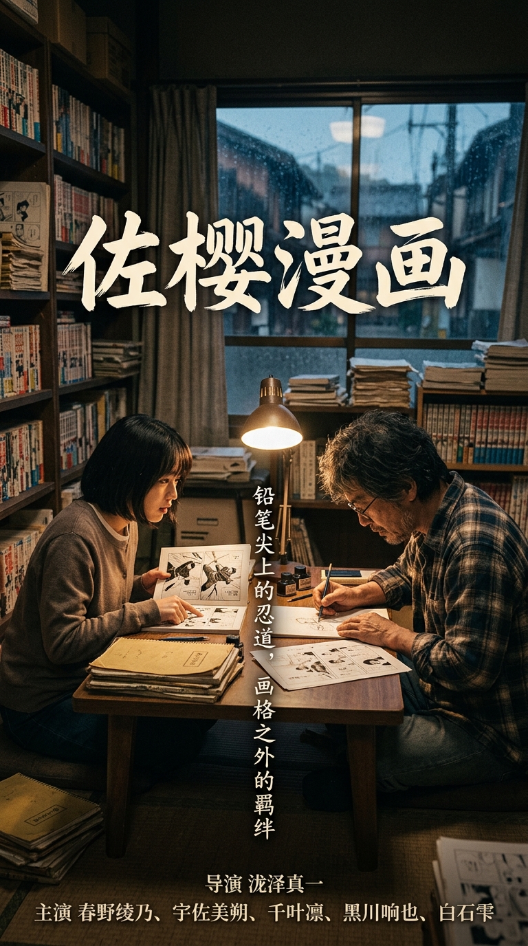 《佐樱漫画》海报